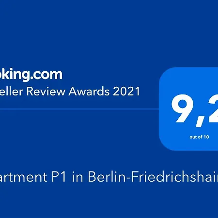 Apartment P1 In Berlin-friedrichshain